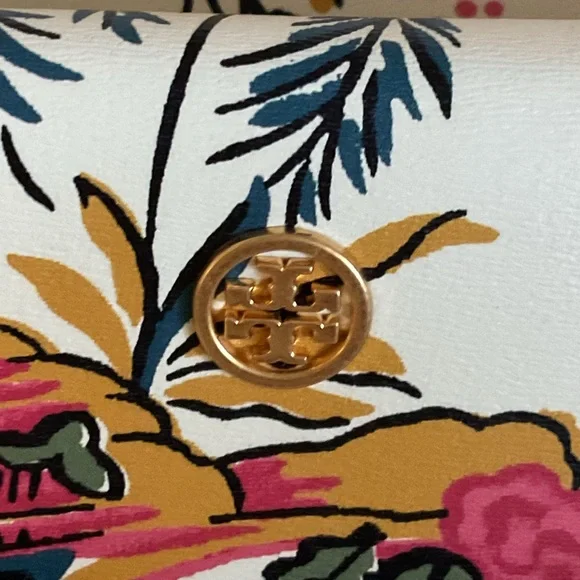 NWT Tory Burch Parker Floral Leather Tote - Picture 12 of 12